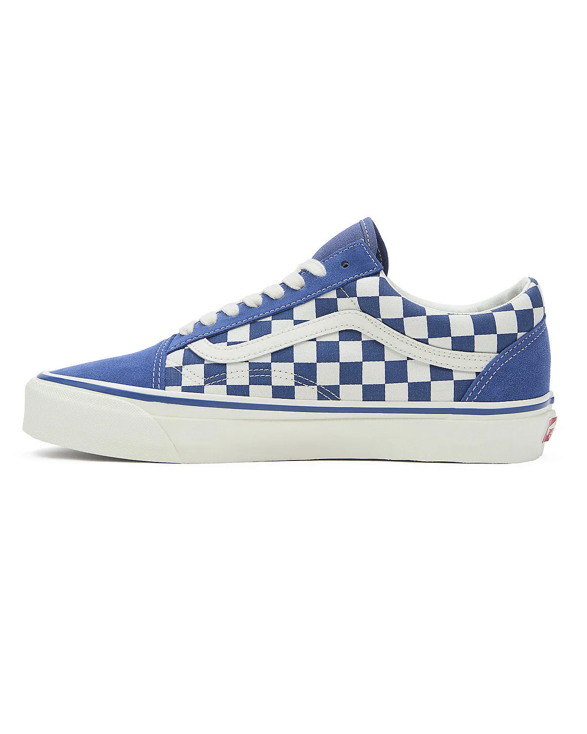 VANS Unisex Old Skool Trainers - Checkerboard Blue